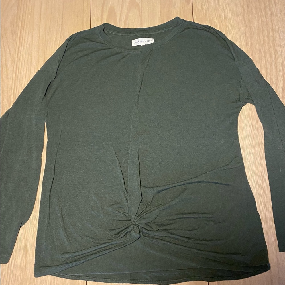 Green Lou & Grey Long Sleeve